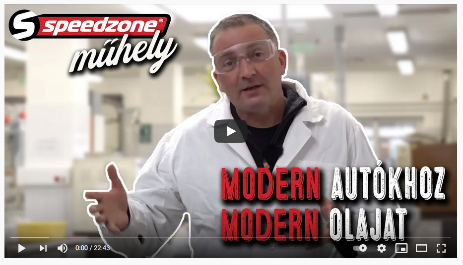 Speedzone műhely: Modern autókhoz modern olajat